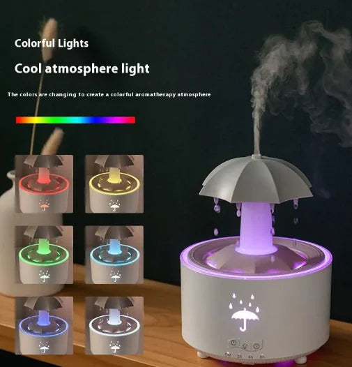 Creative Umbrella Air Humidifier | Aroma Diffuser with Colorful Lights